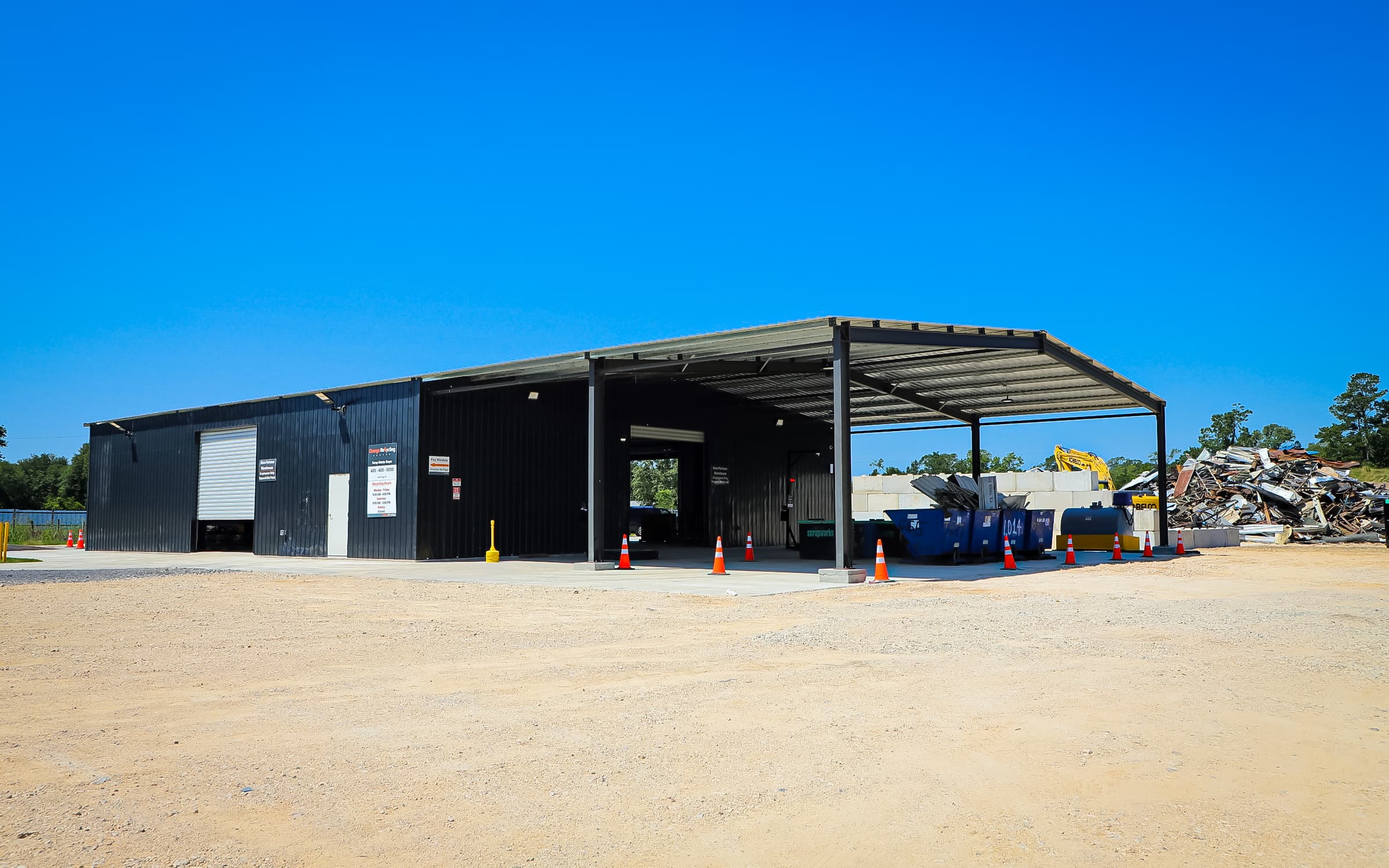 Non-ferrous warehouse at Orange Recycling