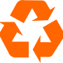 recycling-symbol-icon-solid-orange